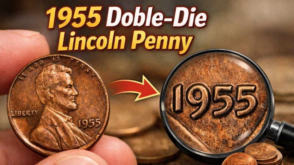 1955 Double‑Die Lincoln Penny: The $850M Error That Collectors Worship!