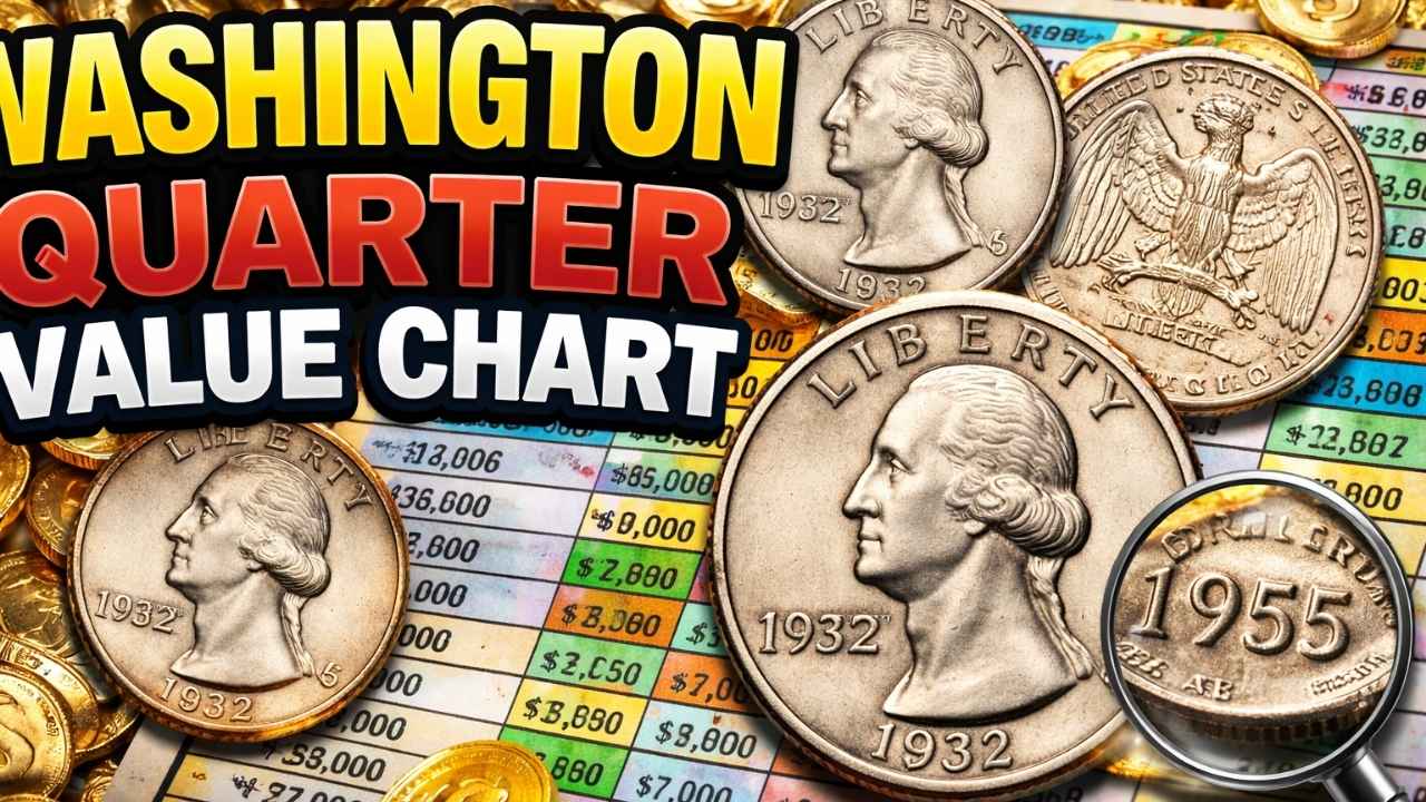 2026 Washington Quarter Value Chart Rare Coins That Could Be Worth a Fortune